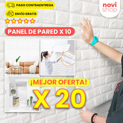 PANEL DE PARED x 10 + ENVÍO GRATIS